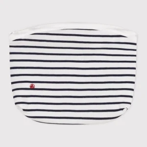 Pochette in cotone a righe neonato