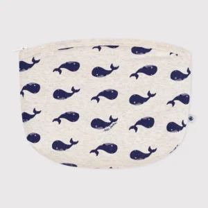 Pochette neonato in cotone con balena