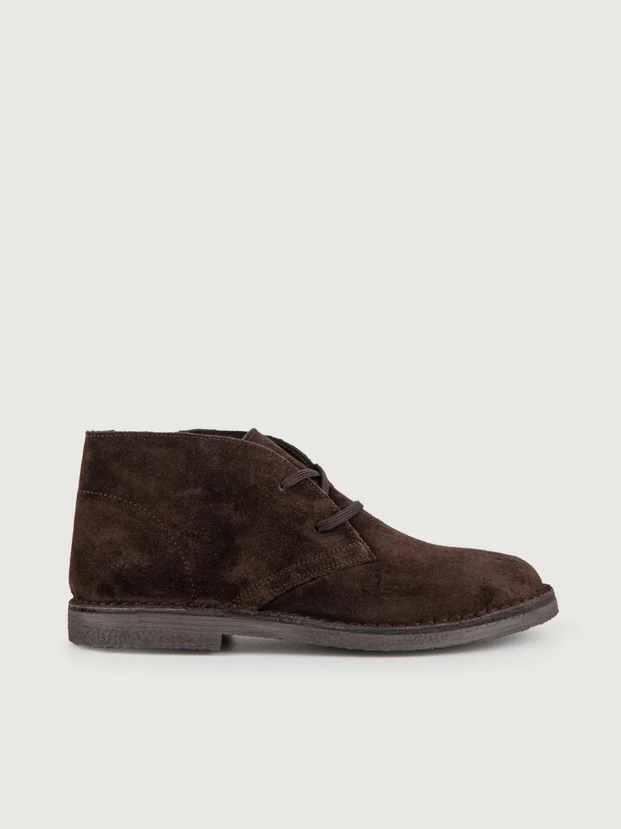 Polacchino Desert Boot TESTA MORO in camoscio