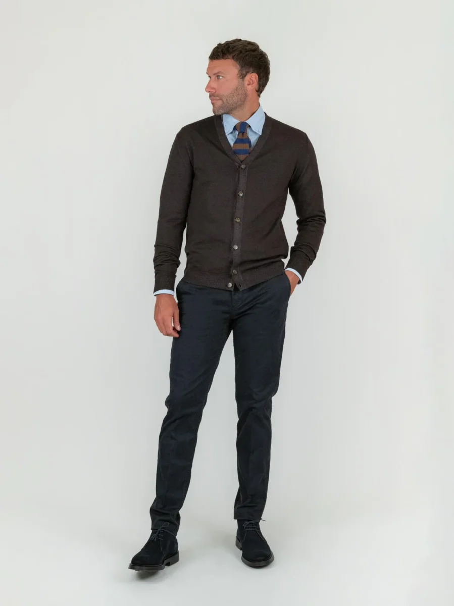 Polacchino Desert Boot blu in camoscio - immagine 4