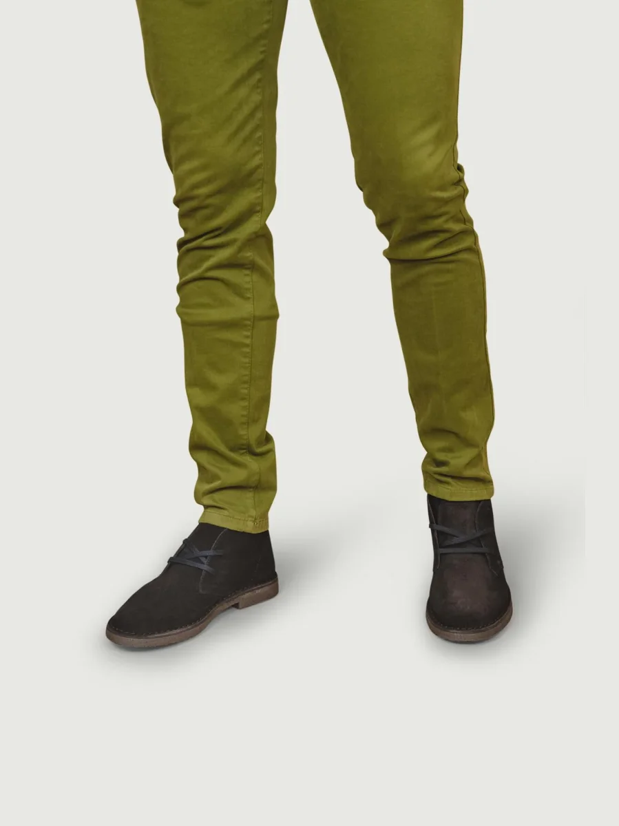 Polacchino Desert Boot blu in camoscio - immagine 7