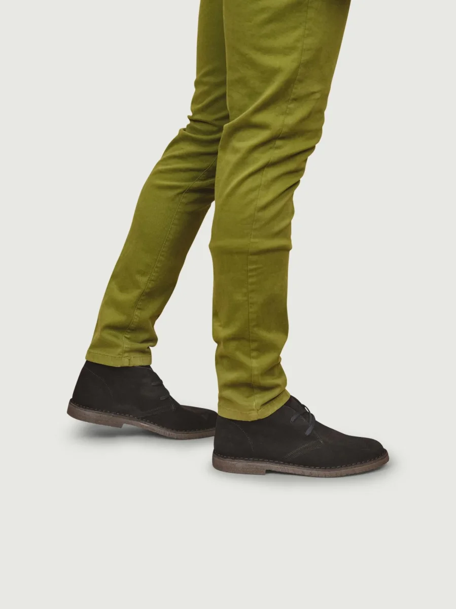 Polacchino Desert Boot blu in camoscio - immagine 8