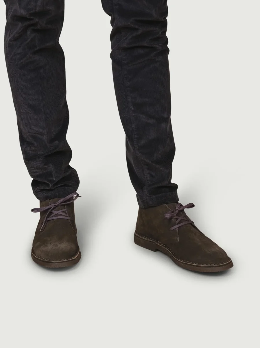 Polacchino Desert Boot grigio in camoscio - immagine 5