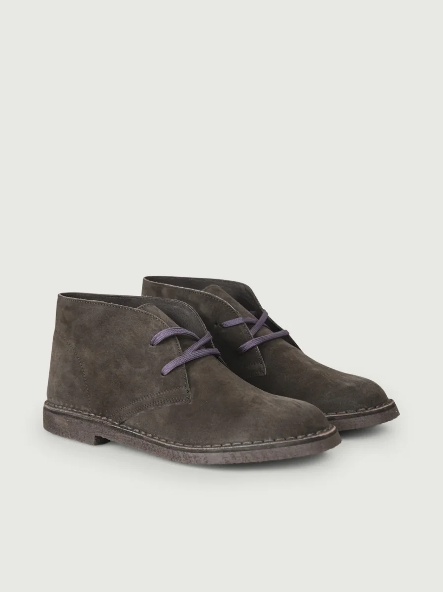 Polacchino Desert Boot grigio in camoscio - immagine 3