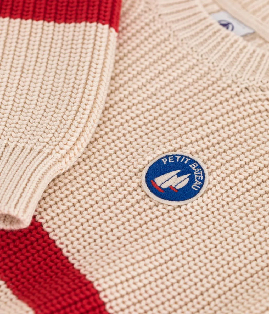 Pullover in cotone a righe bambino - immagine 7