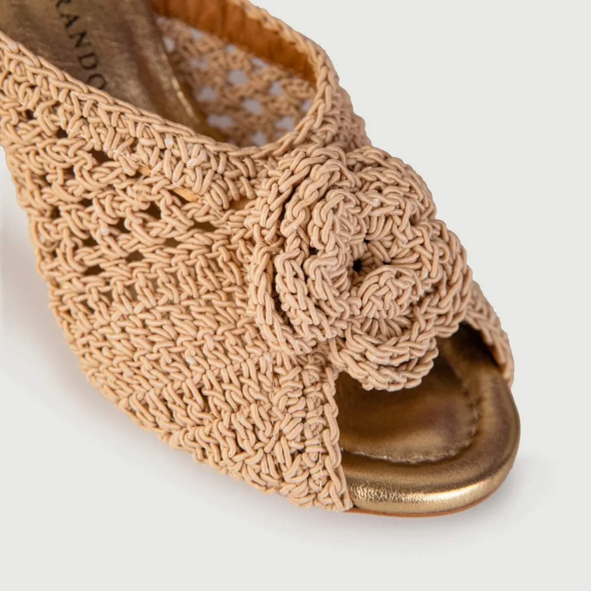 SABOT CON FASCIA UNCINETTO BEIGE - immagine 6