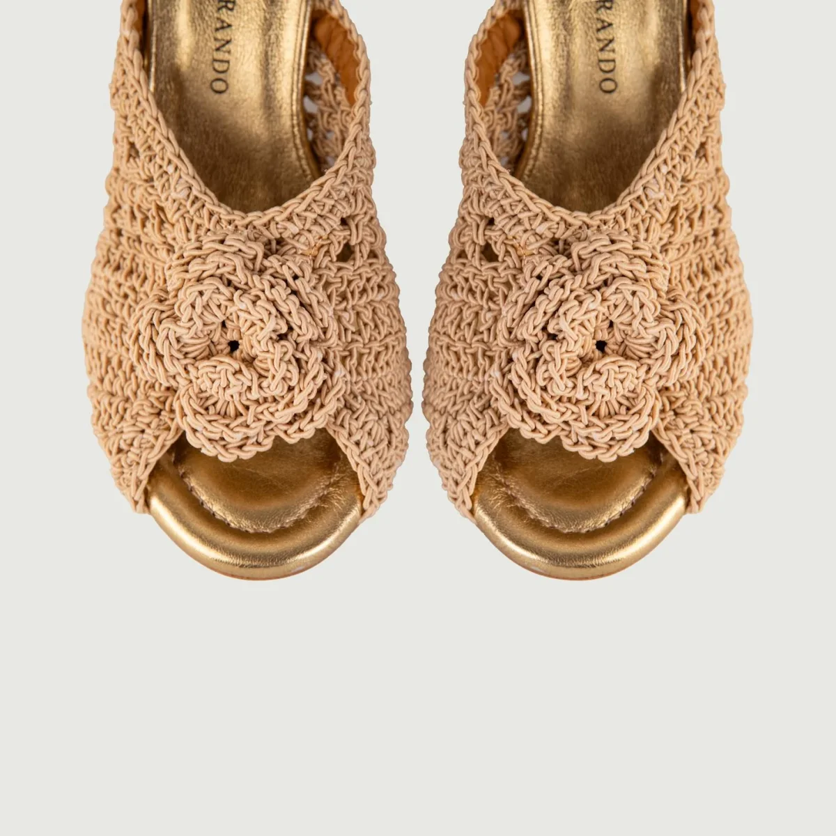 SABOT CON FASCIA UNCINETTO BEIGE - immagine 5