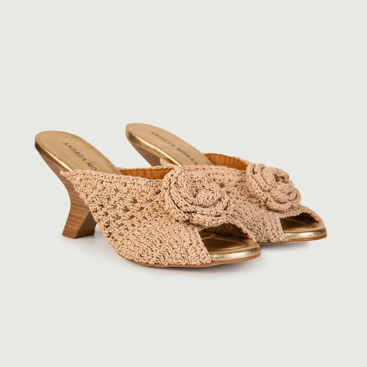 SABOT CON FASCIA UNCINETTO BEIGE - immagine 3