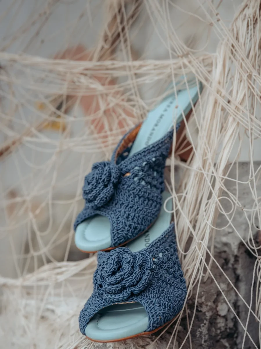 SABOT CON FASCIA UNCINETTO COLOR JEANS - immagine 6