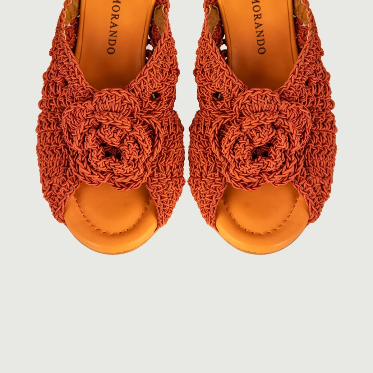 SABOT CON FASCIA UNCINETTO COLOR MATTONE - immagine 5