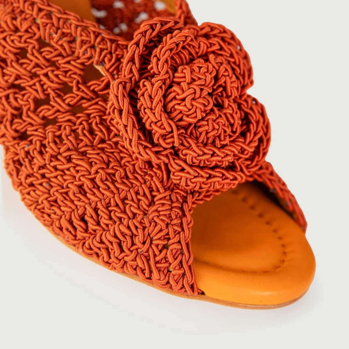 SABOT CON FASCIA UNCINETTO COLOR MATTONE - immagine 6