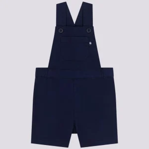 SALOPETTE CORTA IN SERGE BLU BEBÈ