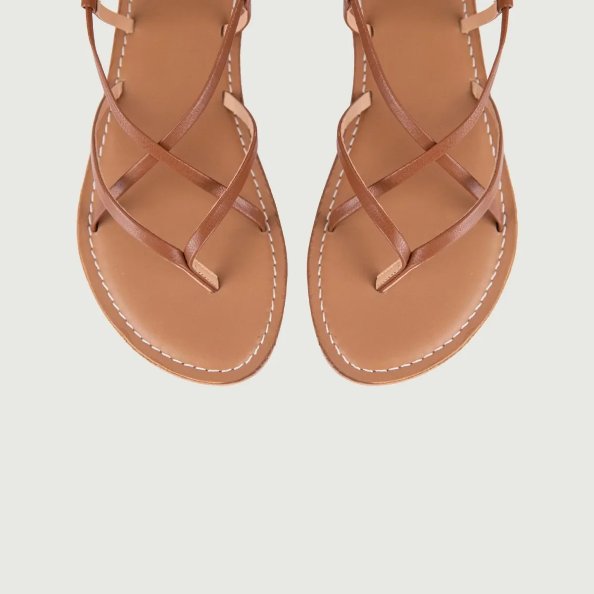 SANDALO ALLA SCHIAVA CUOIO - immagine 3