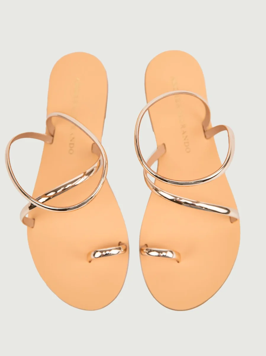 SANDALO BASSO INFRADITO ORO - immagine 4