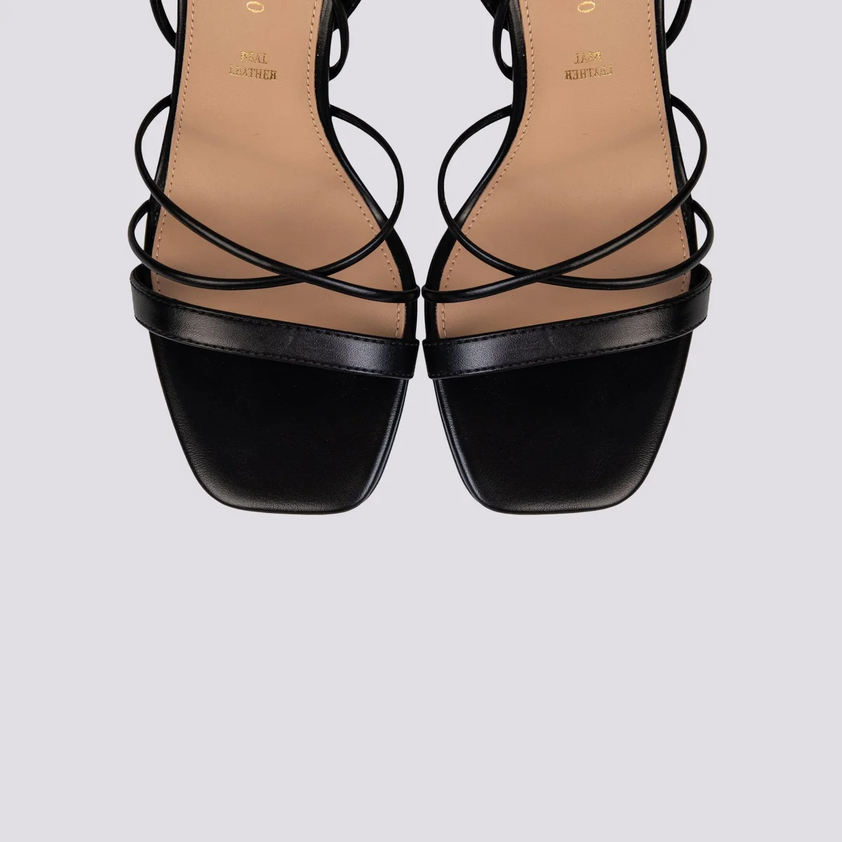 SANDALO CON TACCO LAMINATO - immagine 4