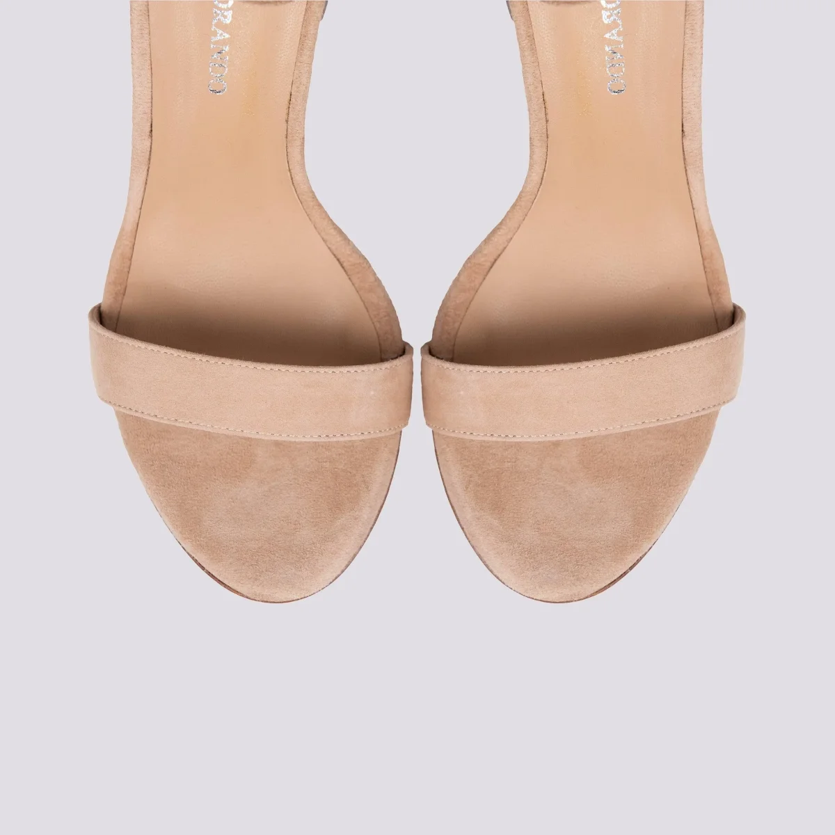 SANDALO CON TACCO SPESSO IN CAMOSCIO - immagine 4