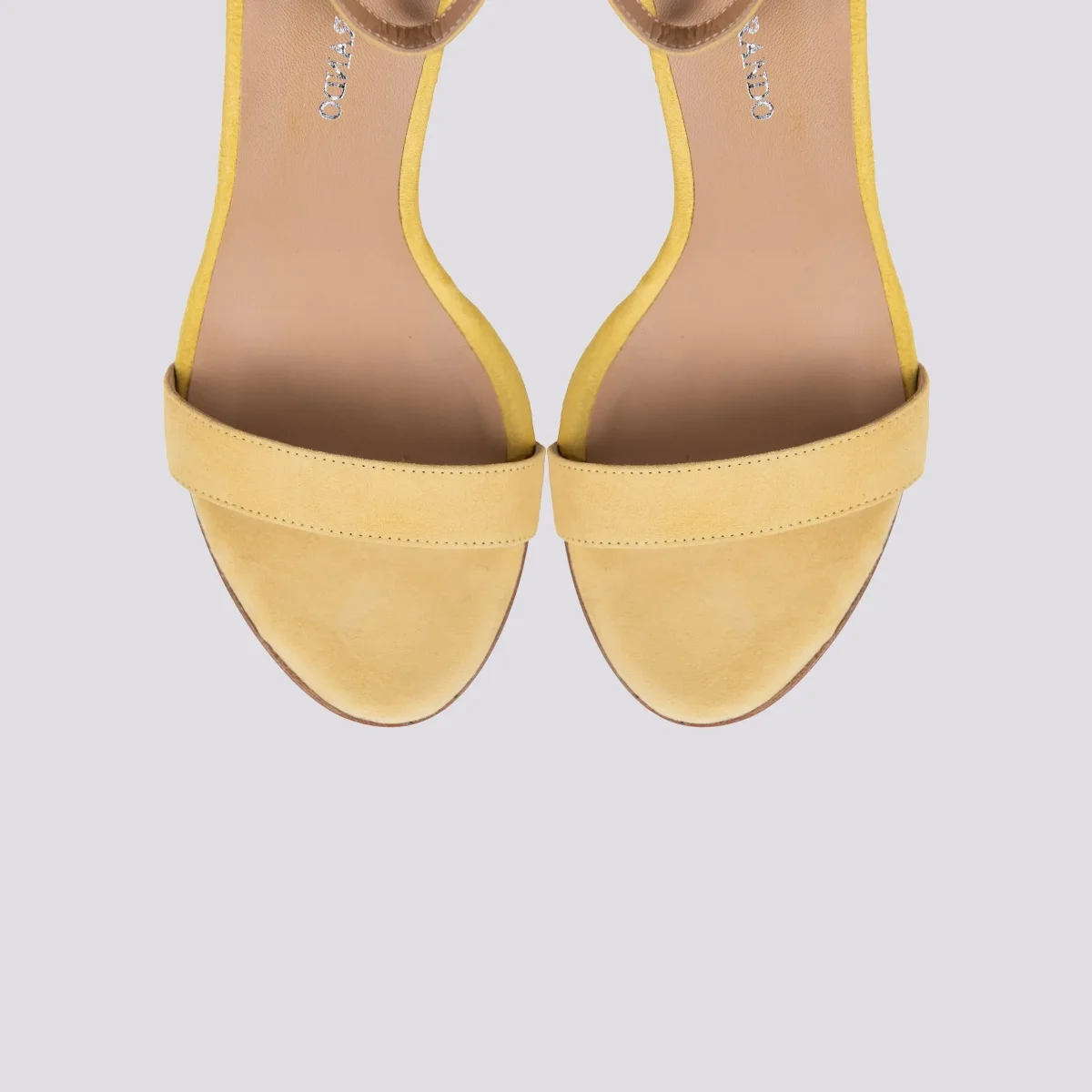 SANDALO CON TACCO SPESSO IN CAMOSCIO - immagine 4