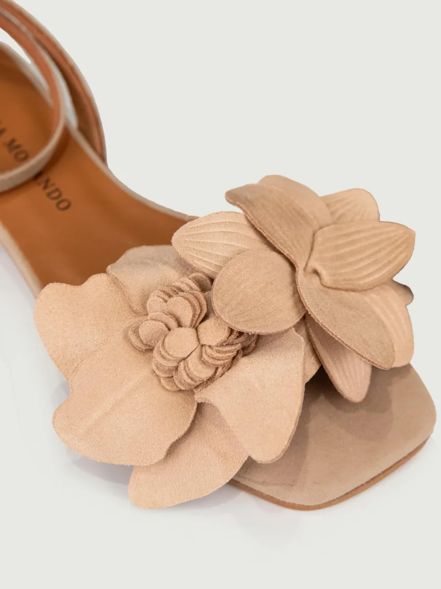 SANDALO FIORE TAUPE - immagine 5