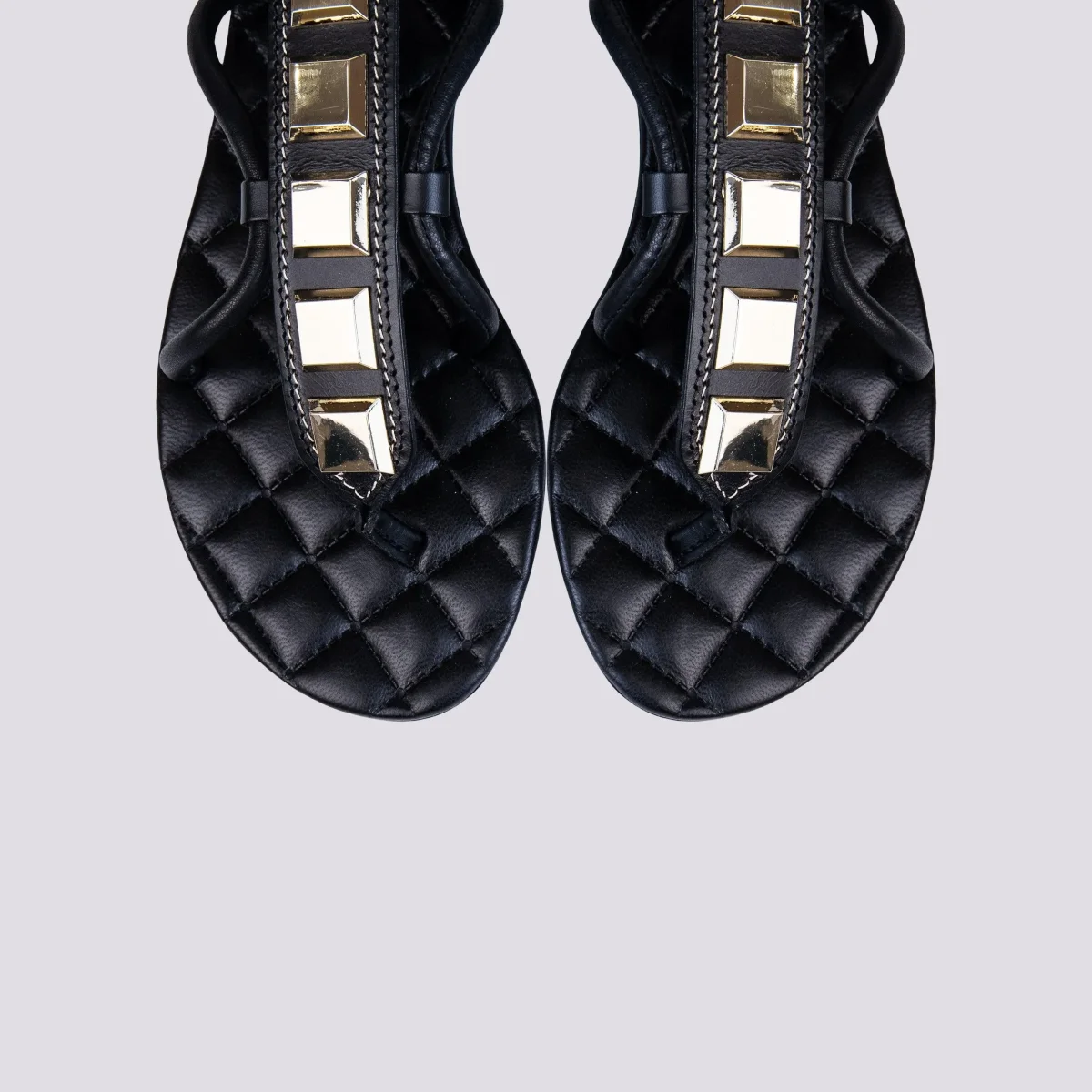 SANDALO INFRADITO CON BORCHIE - immagine 6