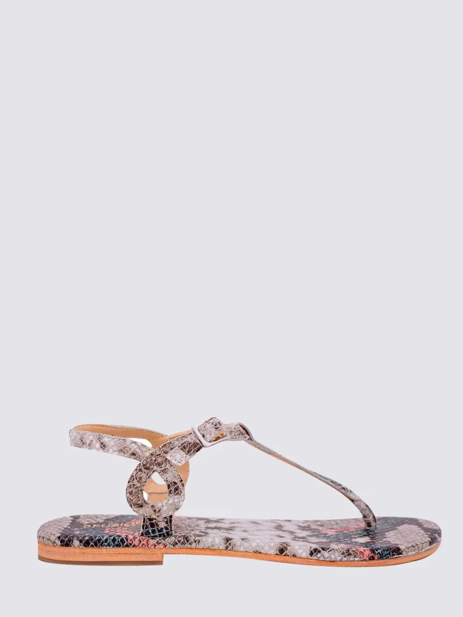 SANDALO INFRADITO IN STAMPA PITONE
