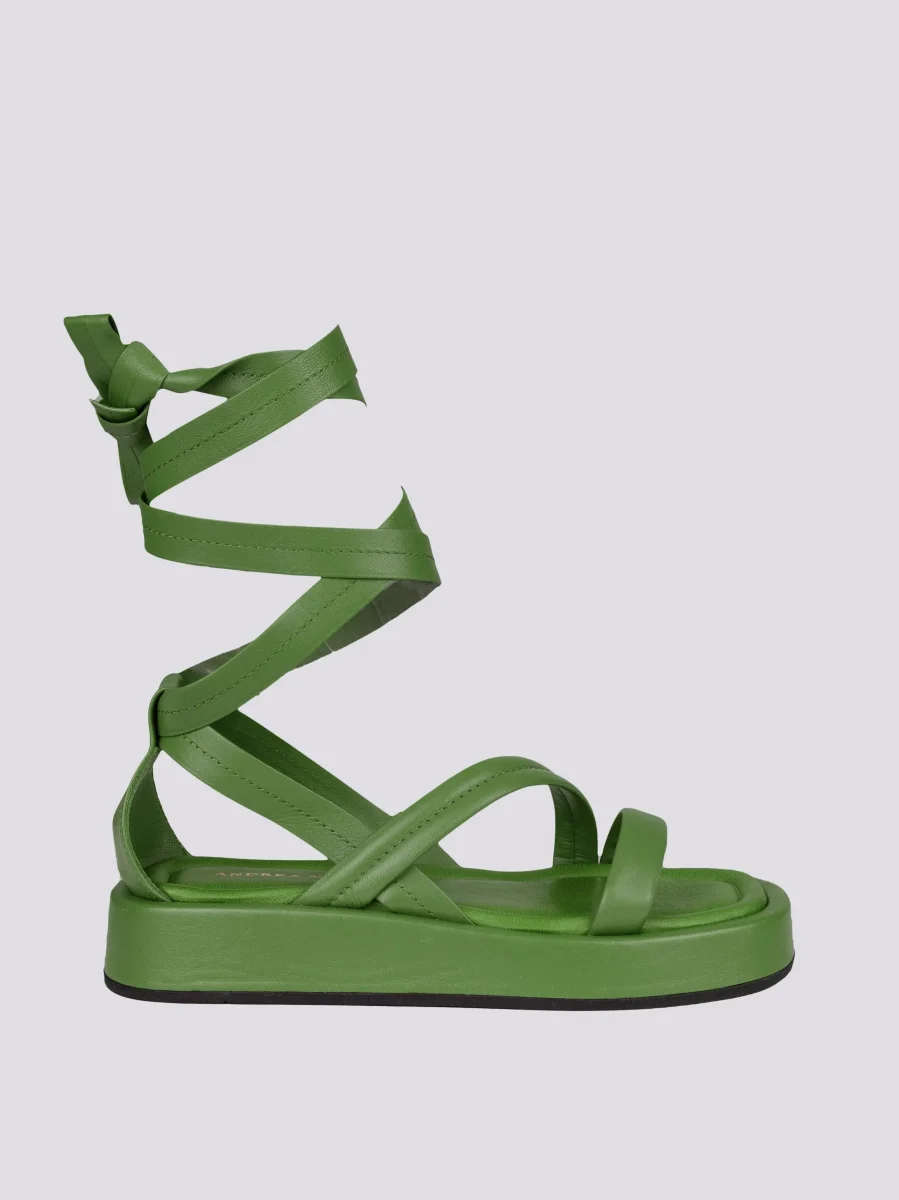 SANDALO MODELLO SCHIAVA IN PELLE