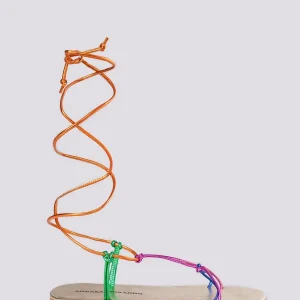 SANDALO SCHIAVA LAMINATO MULTICOLOR