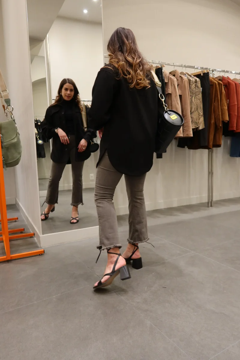 SANDALO TACCO SPESSO MODELLO SCHIAVA - immagine 9