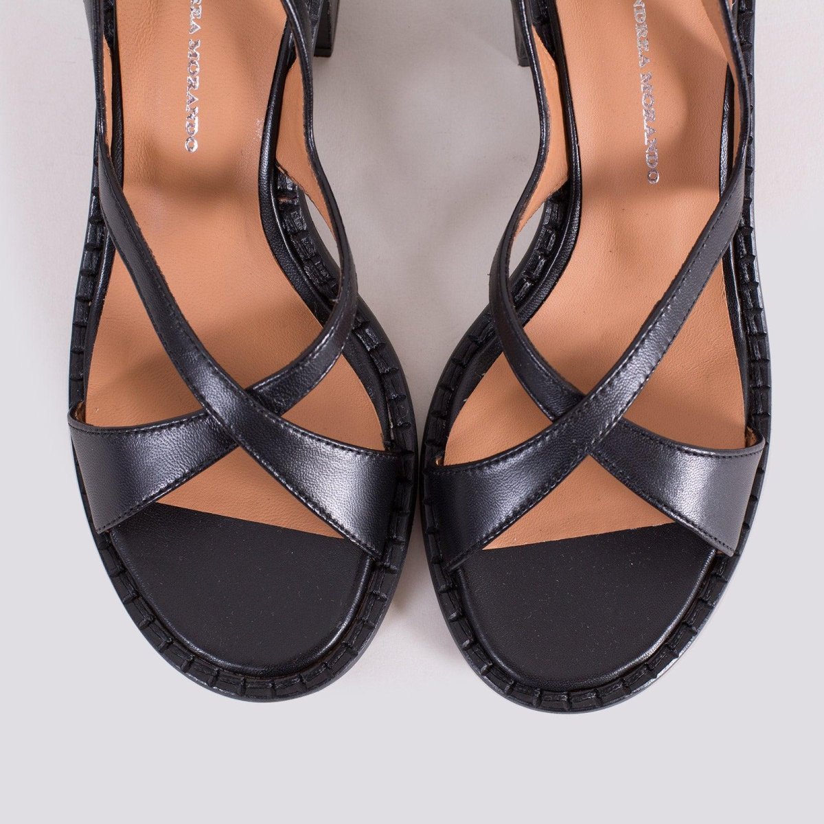 SANDALO TACCO SPESSO MODELLO SCHIAVA - immagine 5