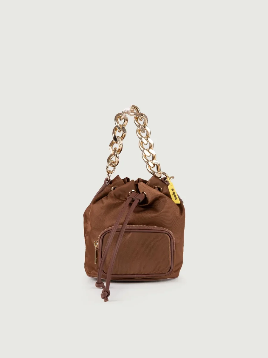 SECCHIELLO IN NYLON MARRONE BADDIE