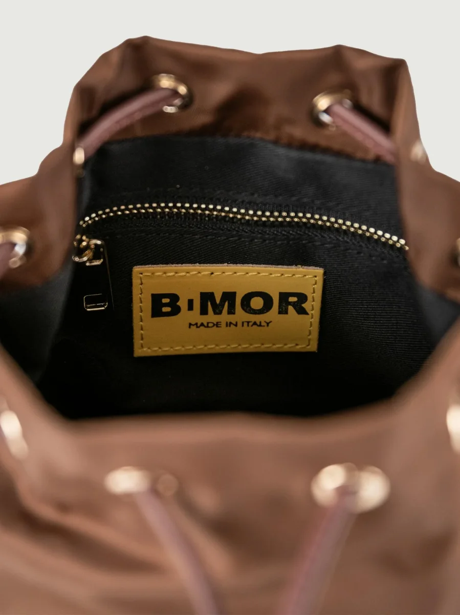 SECCHIELLO IN NYLON MARRONE BADDIE - immagine 5