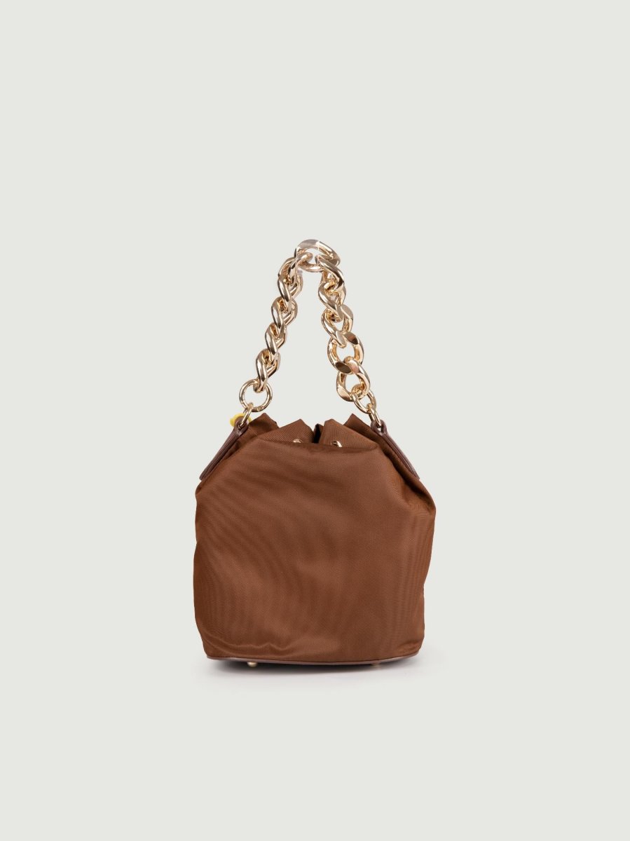 SECCHIELLO IN NYLON MARRONE BADDIE - immagine 4