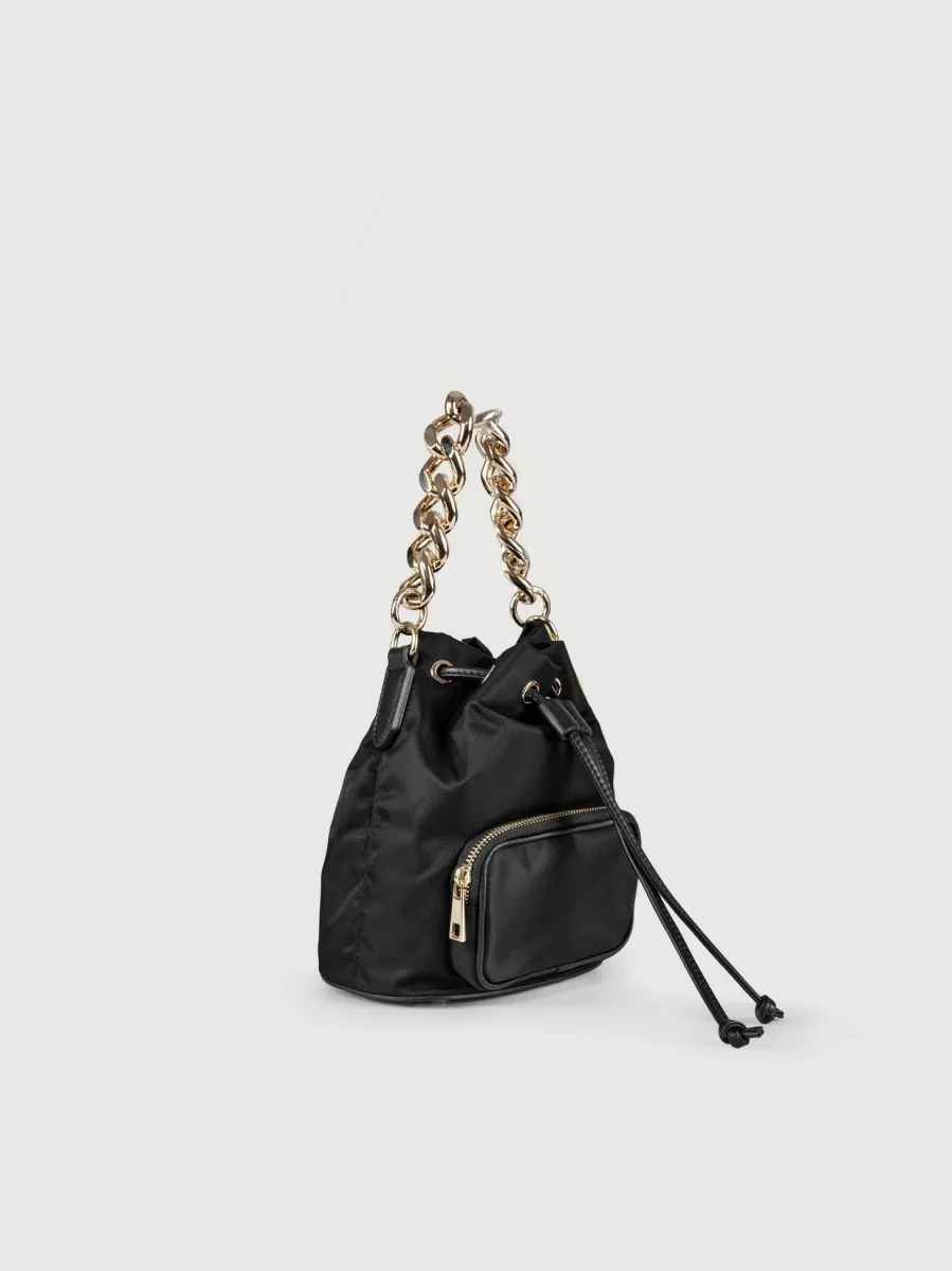 SECCHIELLO IN NYLON NERO BADDIE - immagine 3