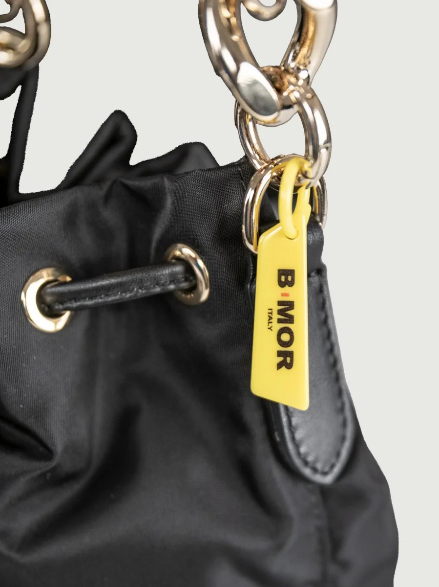 SECCHIELLO IN NYLON NERO BADDIE - immagine 5