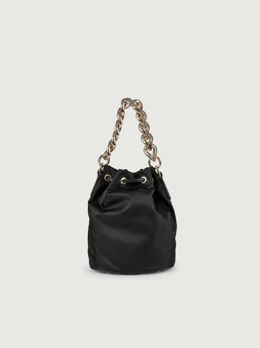 SECCHIELLO IN NYLON NERO BADDIE - immagine 4