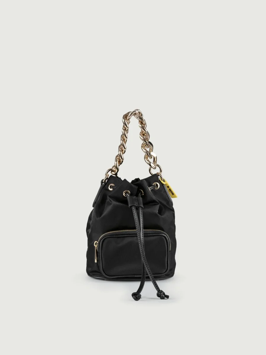 SECCHIELLO IN NYLON NERO BADDIE