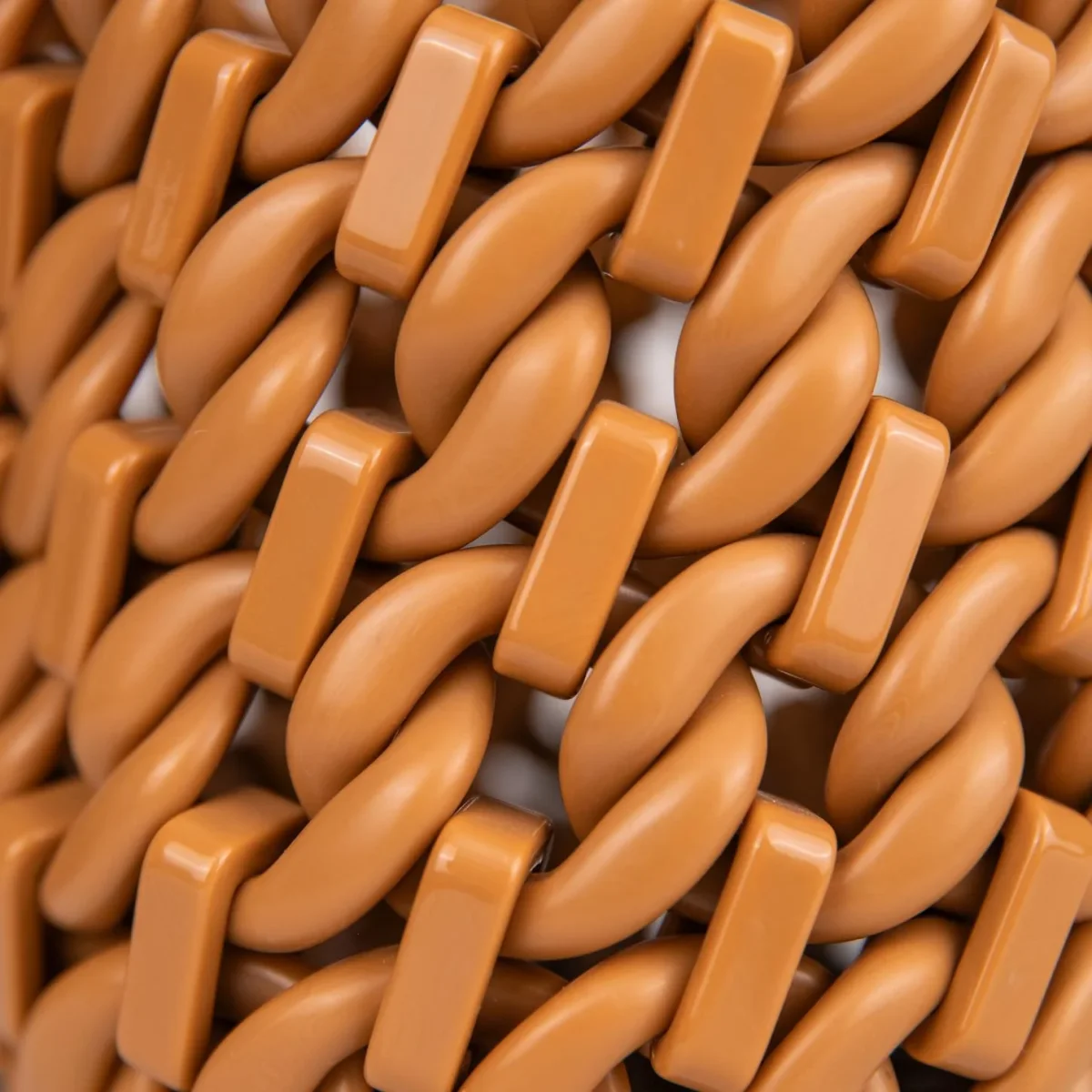 SECCHIELLO IN RESINA CUOIO E MARRONE "JAR" - immagine 5