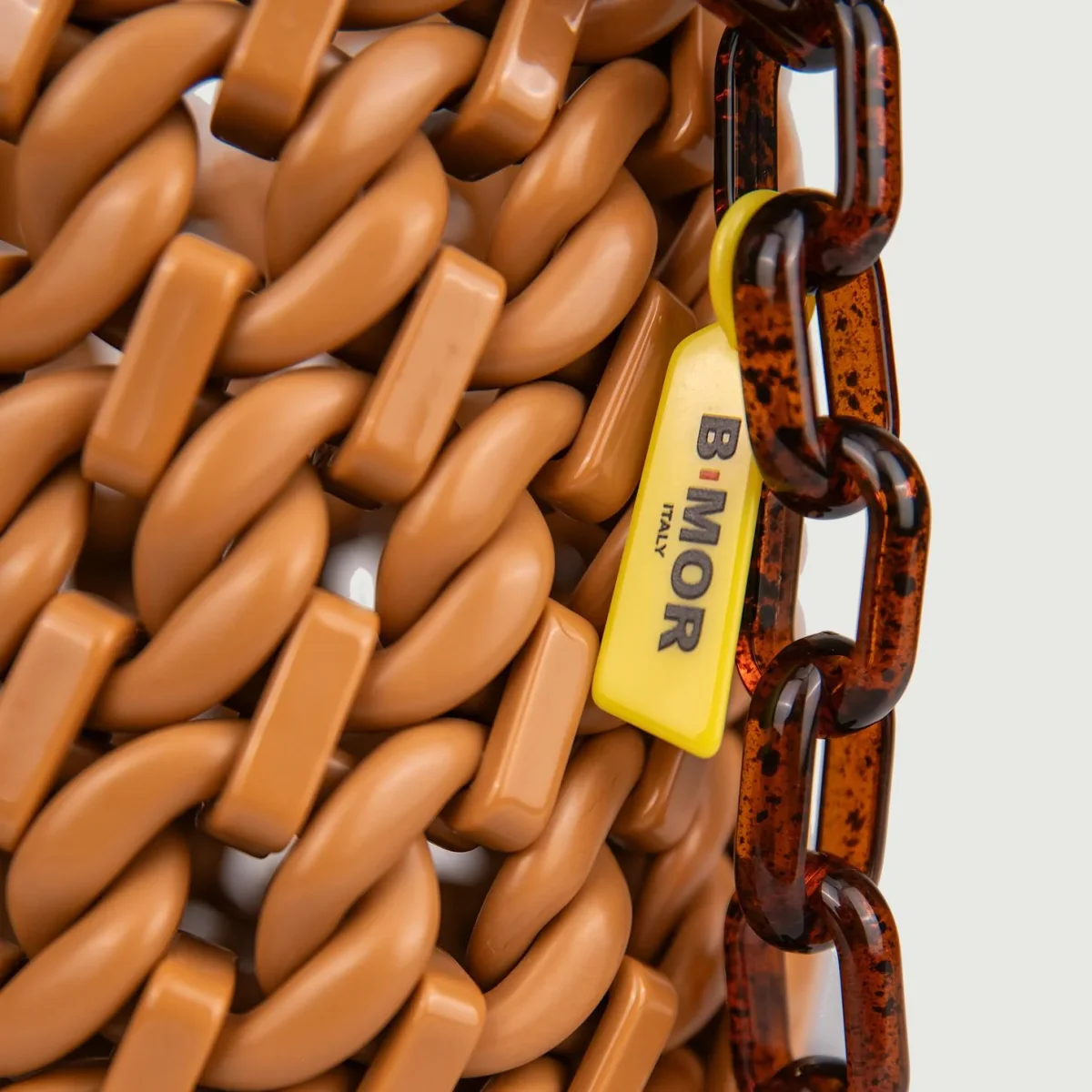 SECCHIELLO IN RESINA CUOIO E MARRONE "JAR" - immagine 4