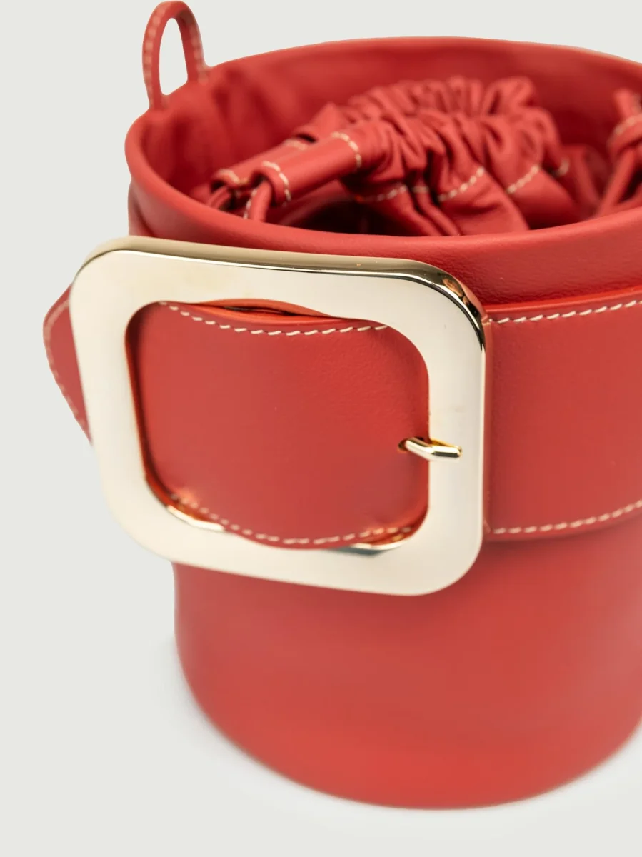 SECCHIELLO KATE IN PELLE MATTONE - immagine 5