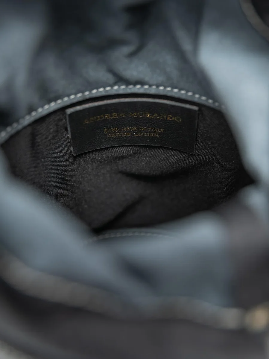 SECCHIELLO KATE IN PELLE NERA - immagine 7