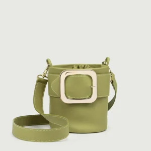 SECCHIELLO KATE IN PELLE PISTACCHIO