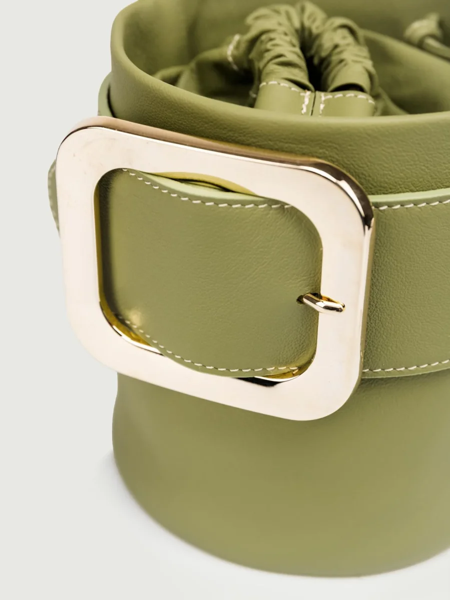 SECCHIELLO KATE IN PELLE PISTACCHIO - immagine 5