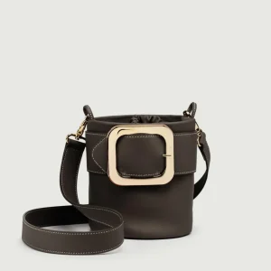 SECCHIELLO KATE IN PELLE TESTA MORO