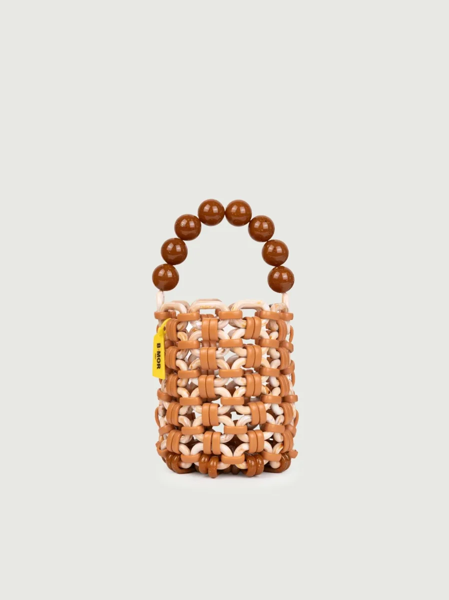 SECCHIELLO PAIL IN RESINA MULTICOLOR CARAMELLO