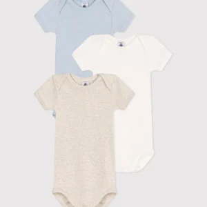 SET 3 BODY A MANICHE CORTE TINTA UNITA