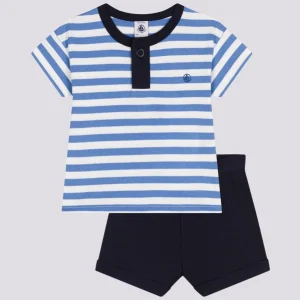 SET BEBÈ T-SHIRT E PANTALONCINI IN JERSEY
