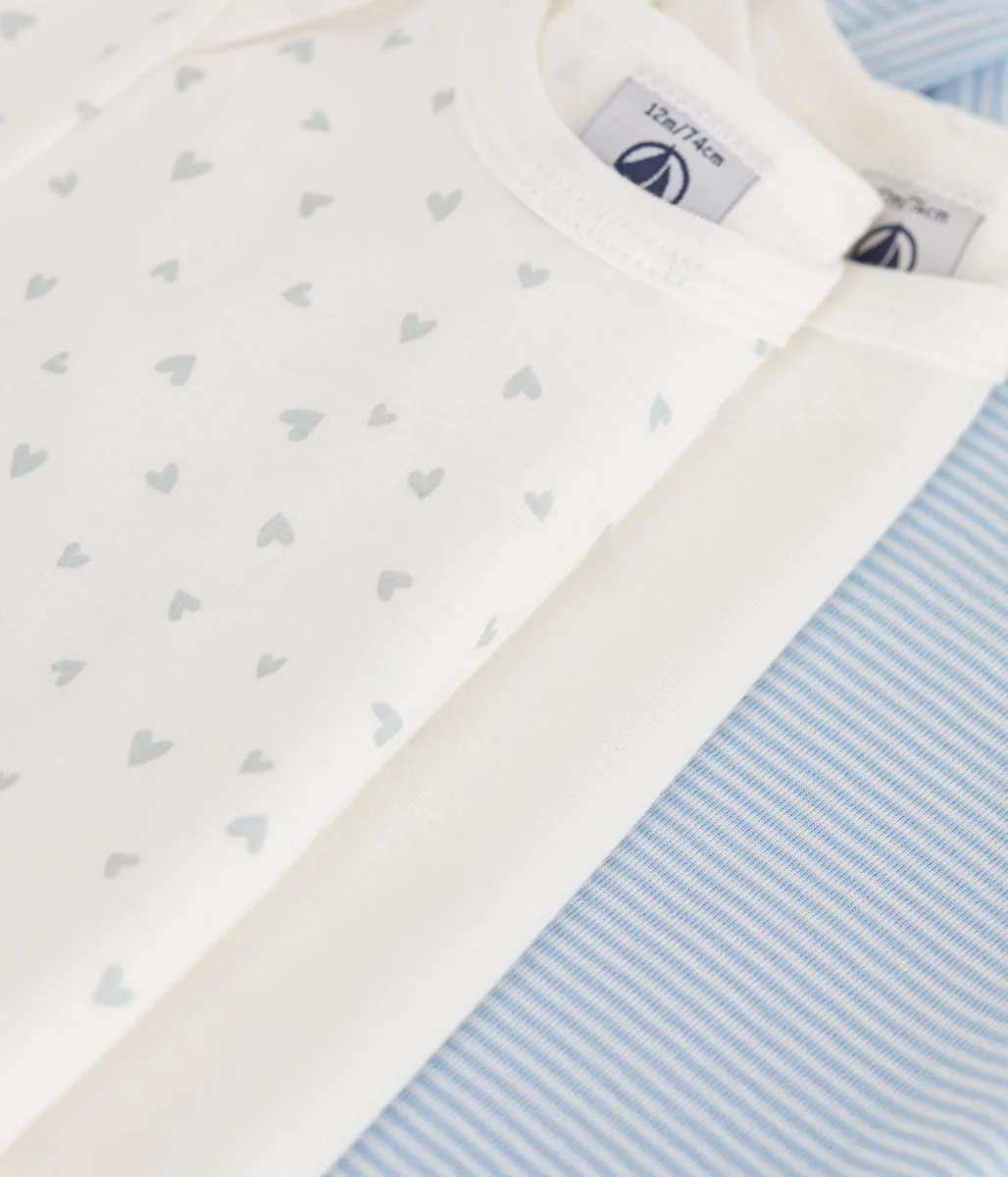 SET DA 3 BODY A MANICHE CORTE CON STAMPA - immagine 4