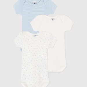 SET DA 3 BODY A MANICHE CORTE CON STAMPA