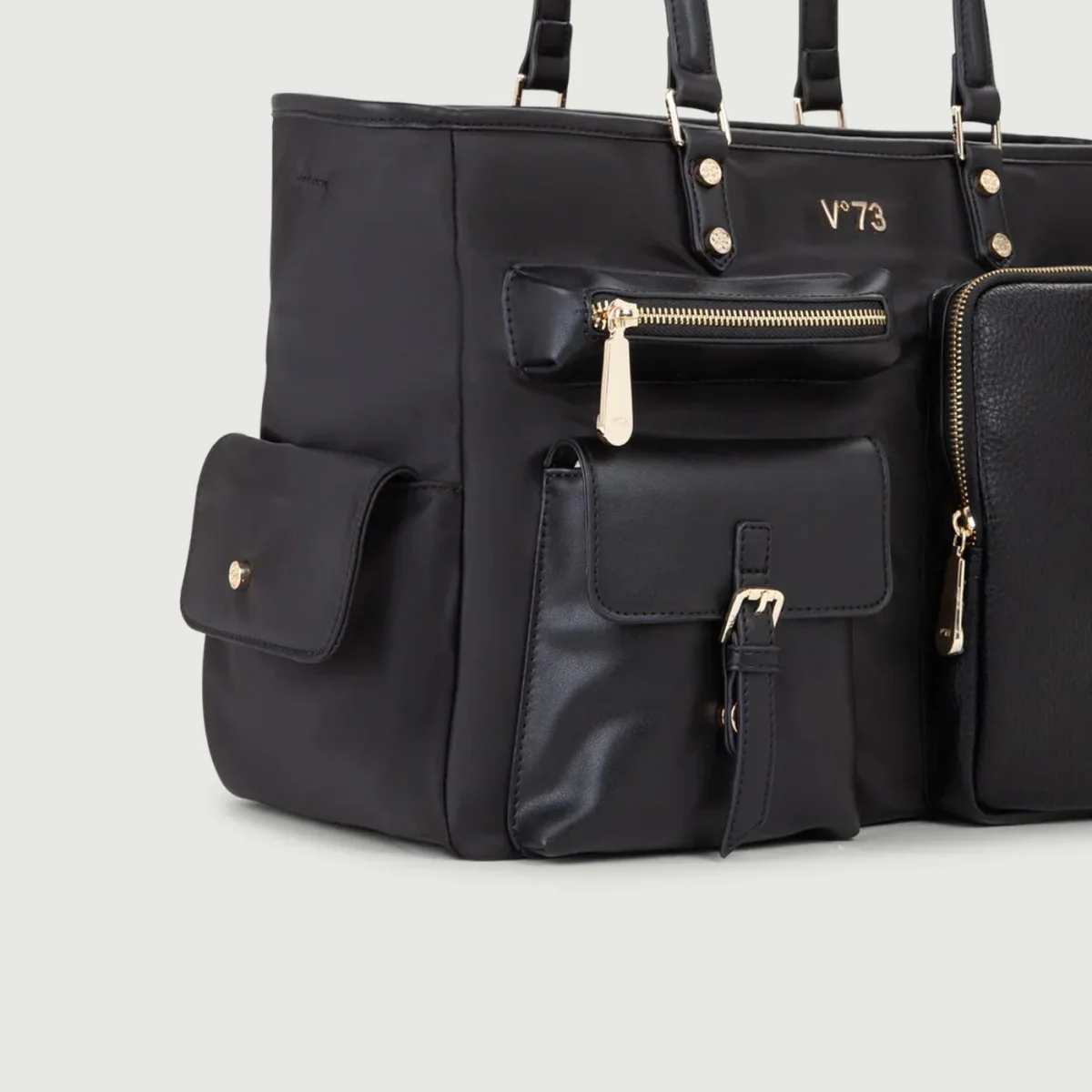 SHOPPING LILIANA IN NYLON NERO - immagine 4