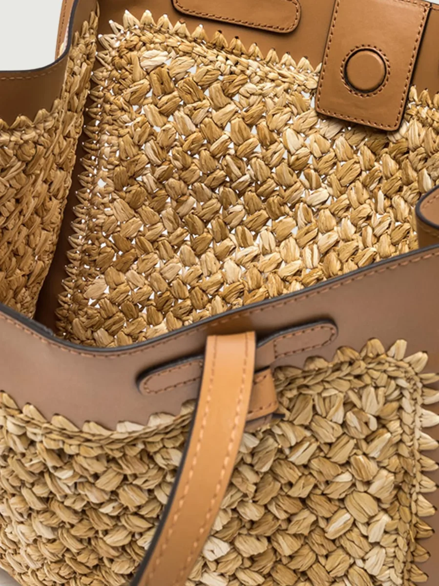 SHOPPING MARCELLA IN RAFIA NATURALE - immagine 4