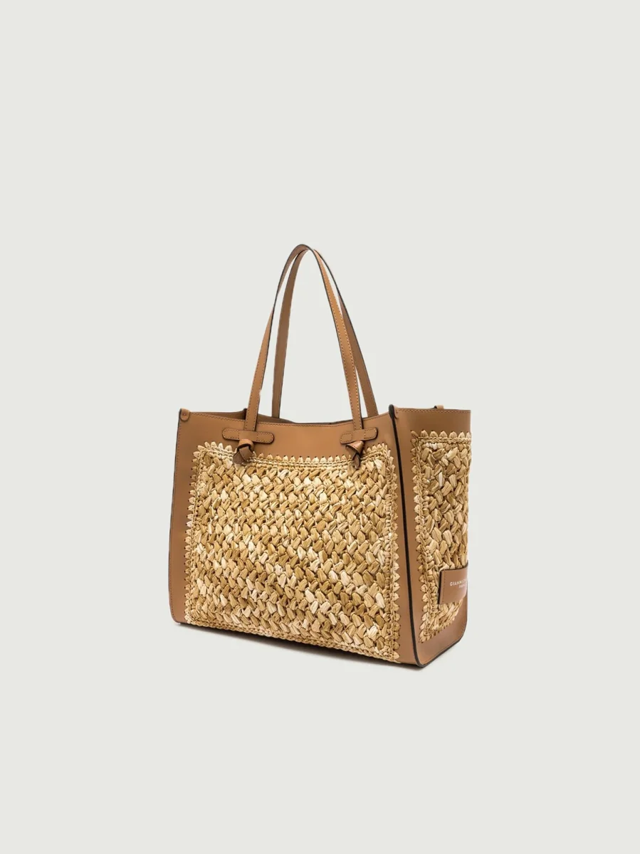 SHOPPING MARCELLA IN RAFIA NATURALE - immagine 3